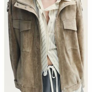 Women's Tan Suede Jacket